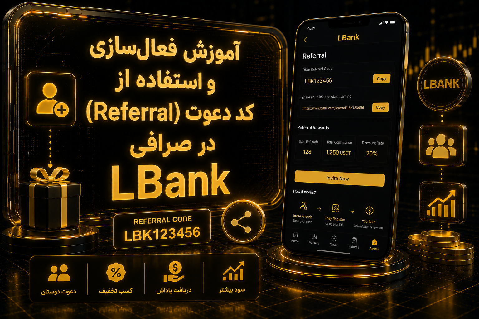 کد دعوت LBank
