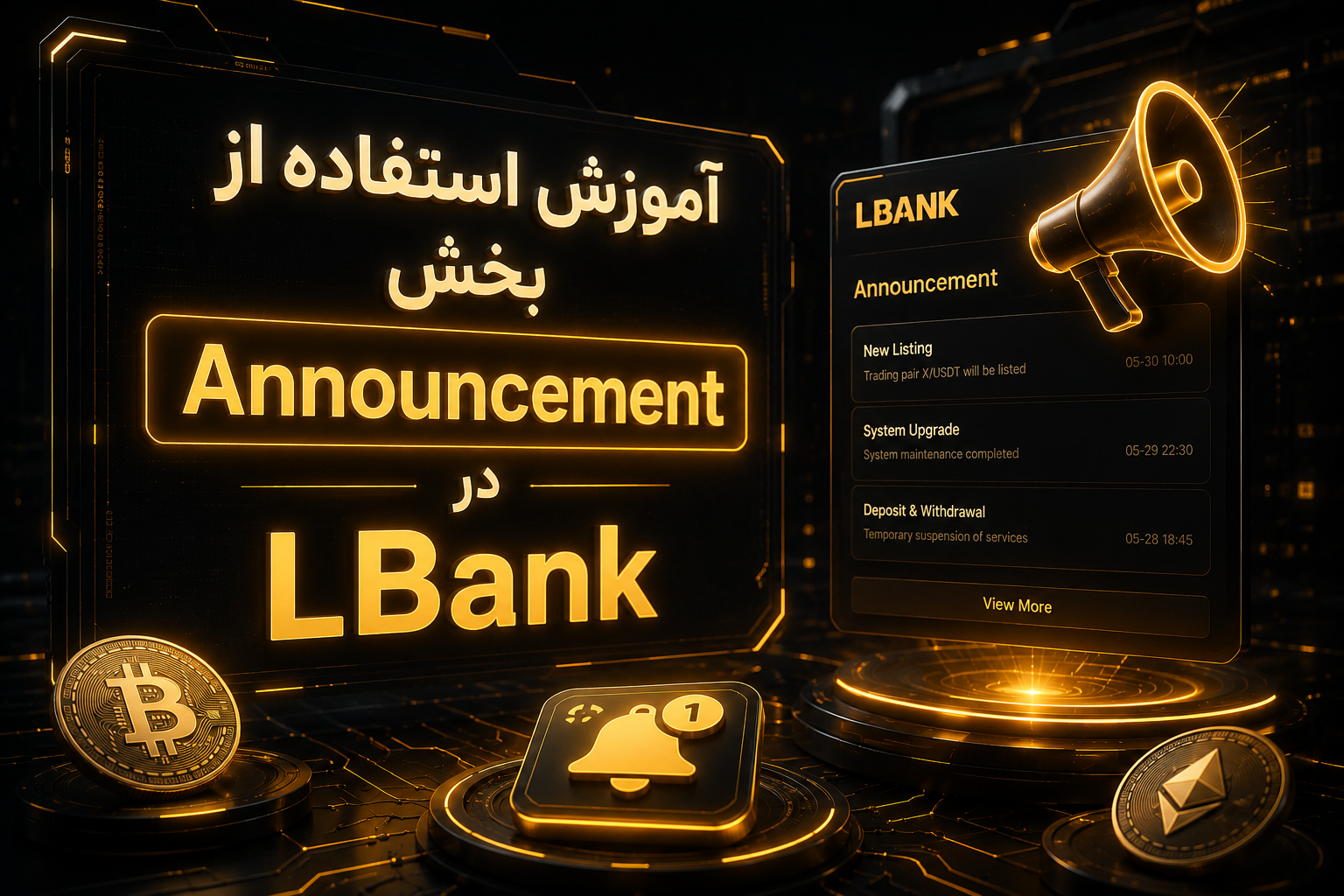 بخش Announcement ال بانک