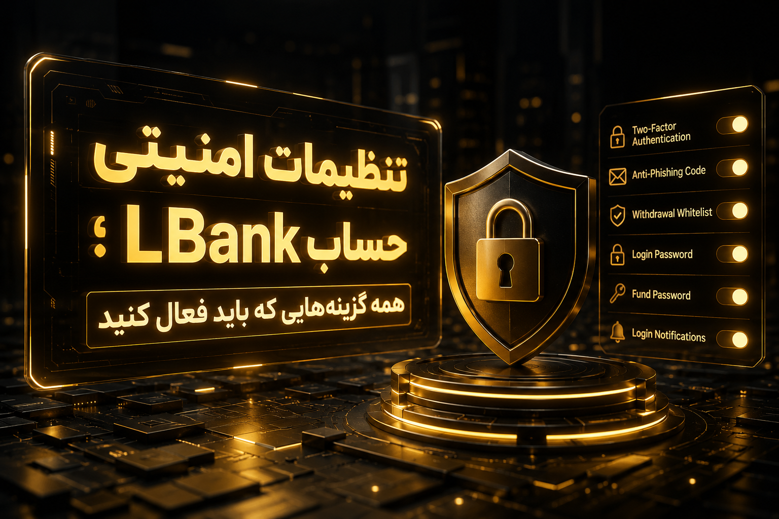 تنظیمات امنیتی ال بانک