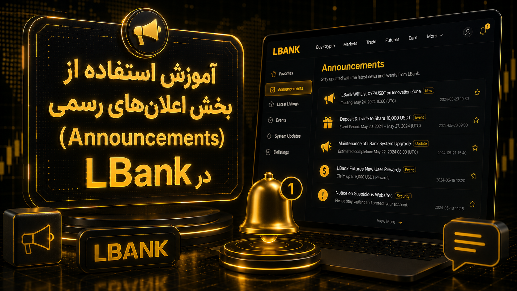 اعلانهای LBank