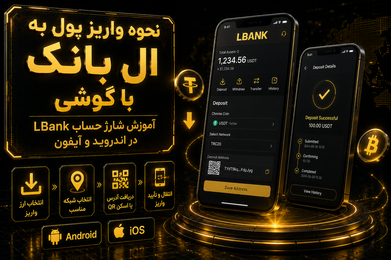 واریز پول به ال بانک با گوشی